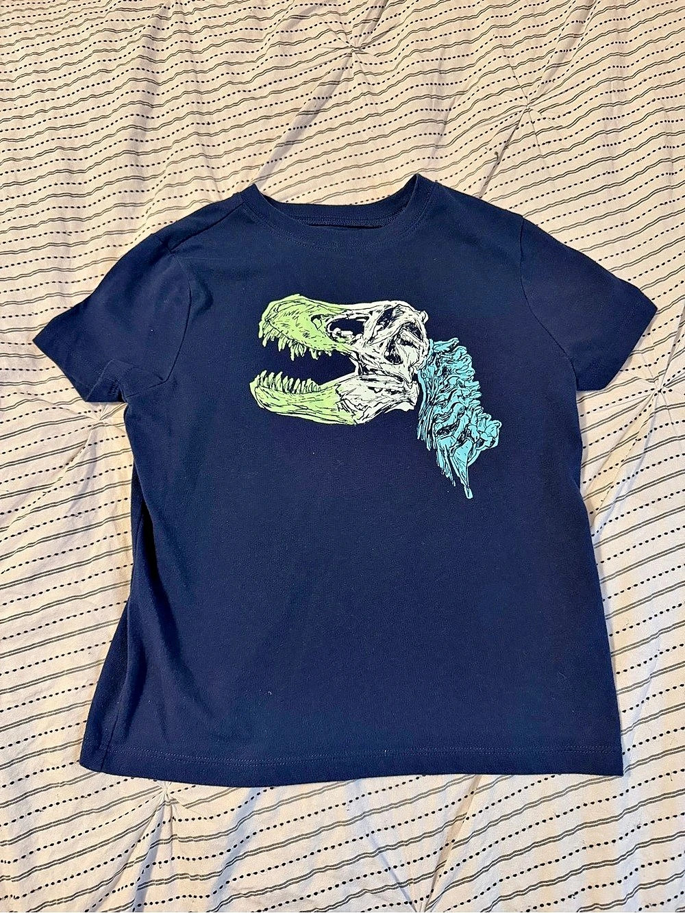 Kids Graphic Tees Long Sleeve Blue & Green Carter’ s and Oshkosh